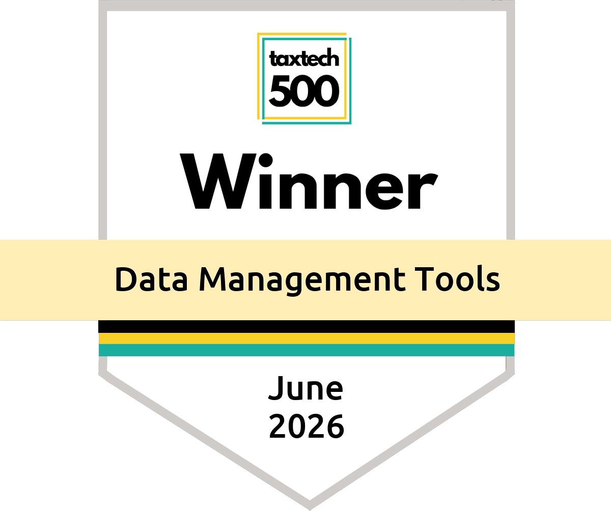 TaxTech500 Winner – Data Management Tools, June 2026